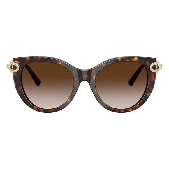 New TIFFANY Havana Butterfly TF4232 8015/3B Sunglasses Women - Picture 2 of 6